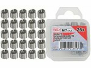 Gewindeeinstze BGS M7 x 1,0 mm 25 Stk.