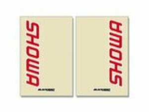 Gabel Aufkleber Blackbird SHOWA transparent