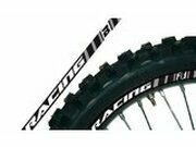 Felgenrandaufkleber Blackbird grau