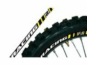 Felgenrandaufkleber Blackbird gelb