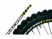 Felgenrandaufkleber Blackbird gelb