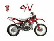 Dekor Kit Blackbird Dream 3 rot/schwarz/wei GasGas...