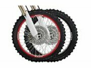 Felgenrandaufkleber Blackbird Honda Racing schwarz