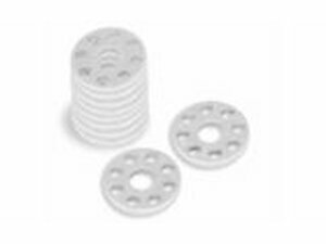 Unterlegscheiben gelocht x10 Bolt 18mm / 6mm Aluminium