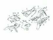 Khlerabdeckung links wei Senda DRD X-Treme ab 2010