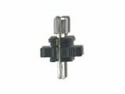 Seilzugspanner Domino M7 mit Plastikrad Schwarz