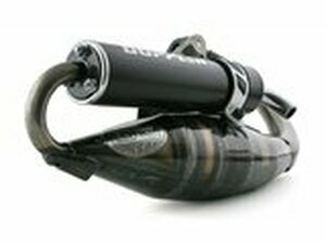 Auspuff Doppler S3R Evolution Minarelli stehend schwarz