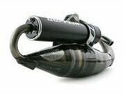 Auspuff Doppler S3R Evolution Minarelli stehend schwarz