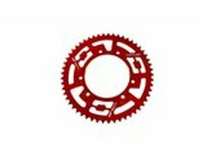 Kettenrad 53 Zhne - 420 Doppler Alu CNC rot Rieju MRT
