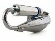 Auspuff Doppler S3R Chrom, Minarelli liegend