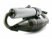 Auspuff Doppler S3R Evolution Minarelli stehend weiss