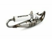 Auspuff Doppler S3R Evolution, wei, Minarelli liegend