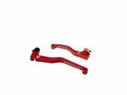 Hebelset Doppler CNC rot Rieju MRT langer Kupplungshebel