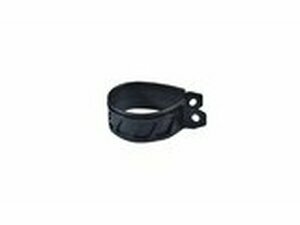 Auspuffschelle schwarz mit Gummierung 70mm Doppler...