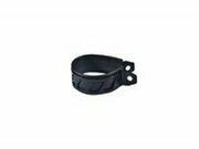 Auspuffschelle schwarz mit Gummierung 70mm Doppler...