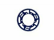 Kettenrad 53 Zhne - 428 Doppler Alu CNC blau Sherco...