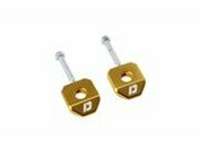 Kettenspanner Radachse 12mm Doppler Alu CNC gold Derbi /...