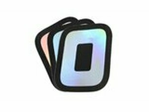 Aufkleber Startnummer 0 Doppler Hologramm 10x7,5cm (x3)