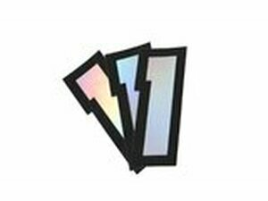 Aufkleber Startnummer 1 Doppler Hologramm 10x7,5cm (x3)