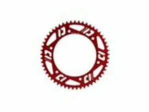 Kettenrad Alu Fantic XM / XE Doppler 53 Zhne - 420 rot