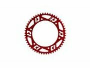 Kettenrad Alu Fantic XM / XE Doppler 53 Zhne - 420 rot