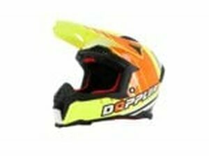 Crosshelm Doppler Schwarz /Wei / Gelb / Orange L