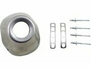 Endkappe Schalldmpfer Powercore 2.1 Edelstahl 35mm