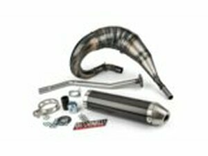 Auspuff mit ESD Giannelli Enduro carbon Derbi Senda X-Treme