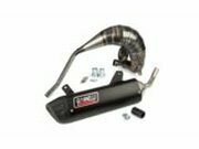 Auspuff mit ESD Giannelli Enduro schwarz Vent Derapage...