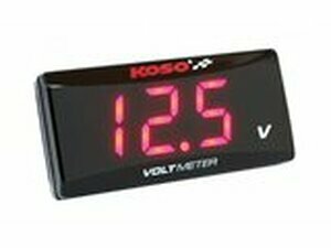 Spannungsanzeige KOSO Super Slim rot