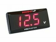 Spannungsanzeige KOSO Super Slim rot