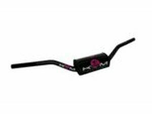 Lenker MX 28mm mit Lenkerpolster KRM schwarz / pink