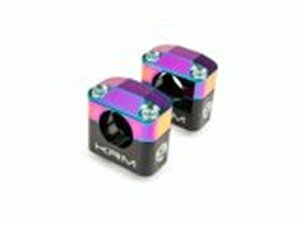 Lenkerklemmen 28mm KRM Schwarz / Neochrome