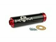 Endschalldmpfer KRM 70 - 90 schwarz - rot