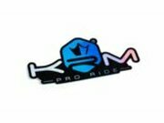Aufkleber KRM Pro Ride Hologramm blau