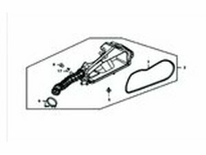 Luftfilterkasten Kymco Agility RS 50cc 4-Takt 12 Zoll