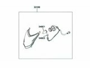 Scheinwerfer - original Ersatzteil Kymco Agility 50cc 10...