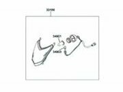 Scheinwerfer - original Ersatzteil Kymco Agility 50cc 10...