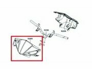Lenkerverkleidung vorne - original Ersatzteil Kymco...