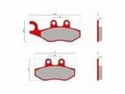 Bremsbelge Malossi MHR Piaggio / Gilera / Vespa