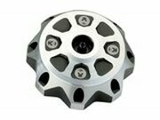 Tankdeckel Alu Moose Racing CRF / XR silber / schwarz