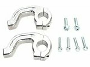 Befestigungsklemmen Handprotektoren Contour 22 mm silber