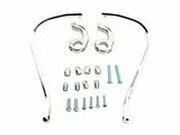 Handprotektoren Contour 22 mm silber