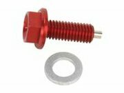 lablassschraube magnetisch Moose Racing rot Honda CRF...