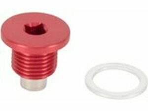 lablassschraube magnetisch Moose Racing rot Husqvarna 4T 2004-2012