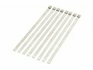 Kabelbinder x8 geriffelt 20cm Edelstahl