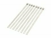 Kabelbinder x8 geriffelt 20cm Edelstahl