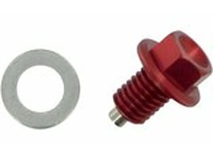 lablassschraube magnetisch Moose Racing rot Kawasaki / Suzuki