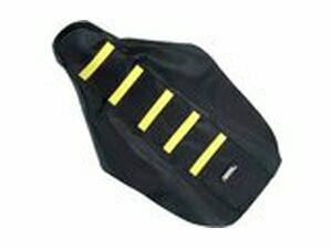Sitzbankbezug gerippt Moose Racing RM 85 schwarz / gelb