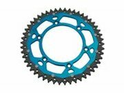 Kettenrad Alu / Stahl 520 Moose Racing Yamaha 49 Zhne blau